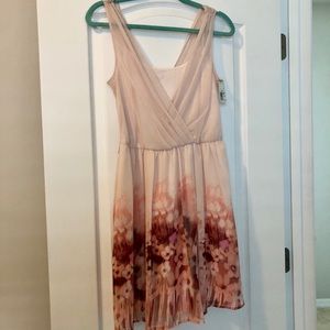 LC Lauren Conrad Sheer Floral Dress